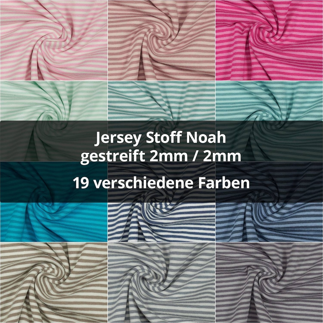 Jersey Stoff Jersey Leinenoptik Jersey Stoff Noah Garngefärbt
