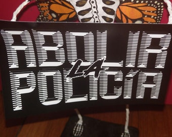 Etiquetas de Abolir la Policía (Paquetes de 1/5/10/25)