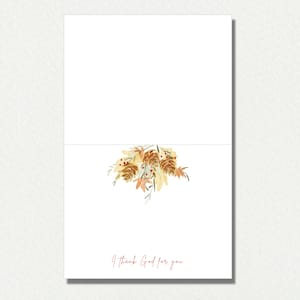 Fall Floral Thanksgiving Place Cards // Food Labels
