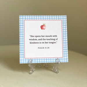 Scripture Cards for Teachers // back to school // teacher gift // teacher appreciation