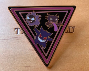 Gengar Evolutions hard enamel pin