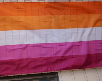 Community Lesbian zonsondergangvlag groot 3' X 5'