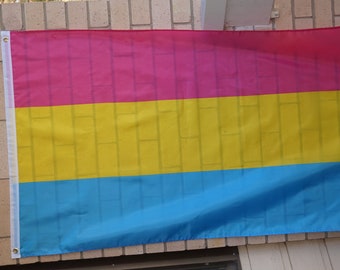 Pansexual pride flag large 3' X 5'