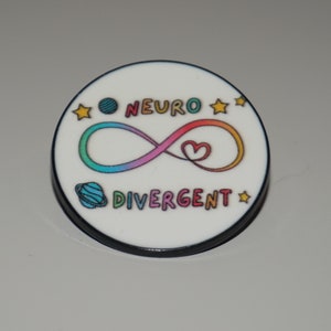 Neurodivergent infinity pin