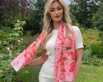 Cherry Blossom PolySilk Impression Scarf - Back this week!