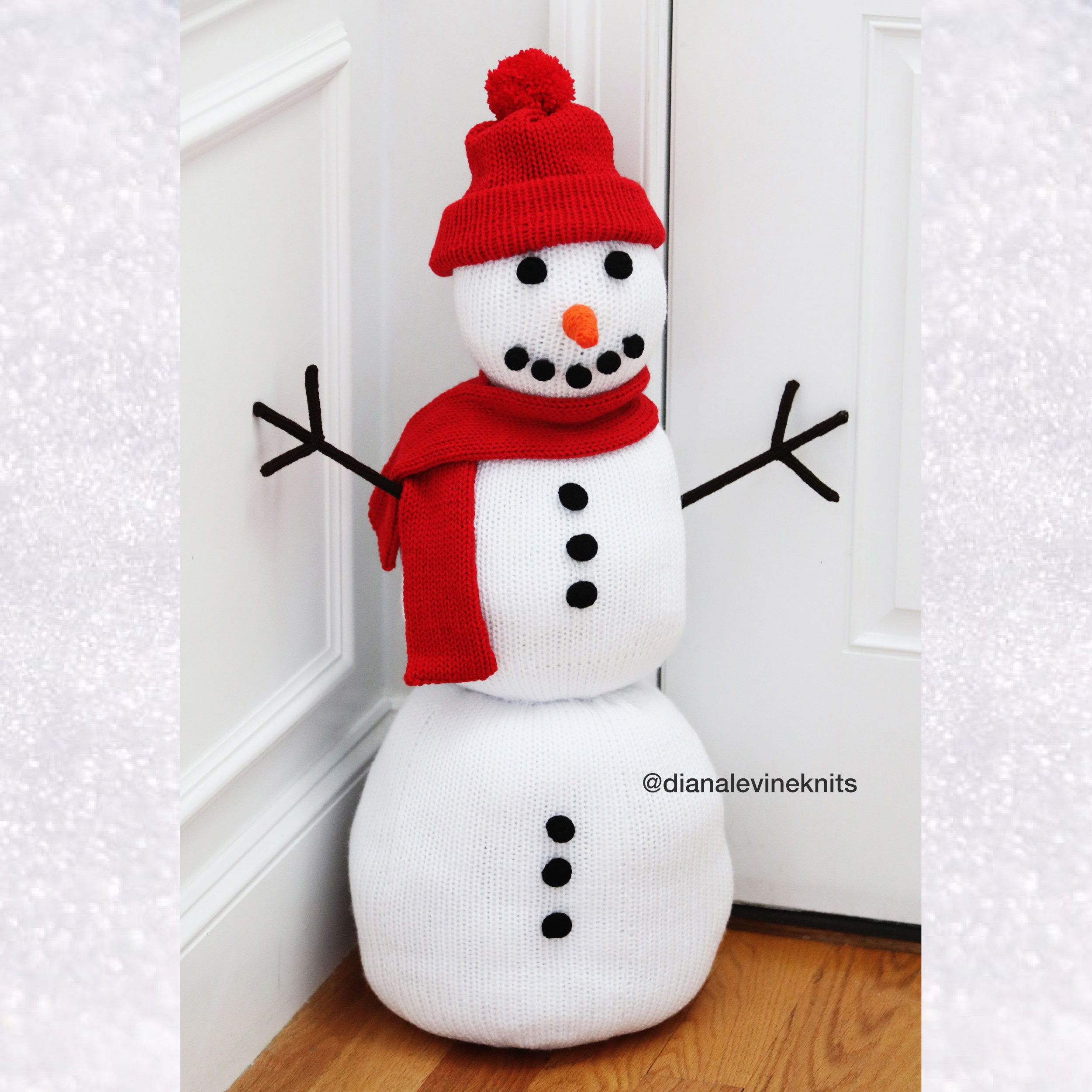 Christmas Snowman Can Opener Cover by Penny's Needful Things
