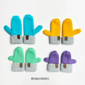 Sentro Mittens Family-sized Knitting Machine Mittens! (addiexpress or Sentro Circular ...