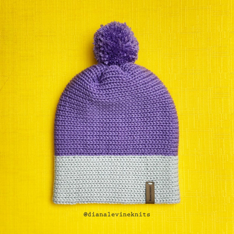 Adjustable Width Knitting Machine Hats PATTERN PDF for 22 - Etsy