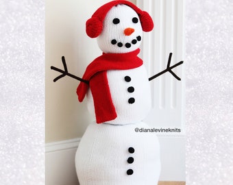 Life-size Snowman! (2.5' Tall) PATTERN PDF for 46/48 and 22 Life-size Snowman! (2.5' Tall) PATTERN PDF for 46/48 and 22