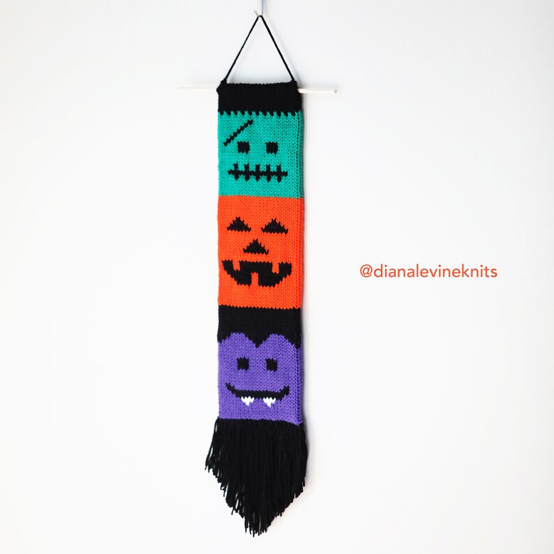 Halloween Wall Decor PATTERN for Addiexpress Kingsize Etsy
