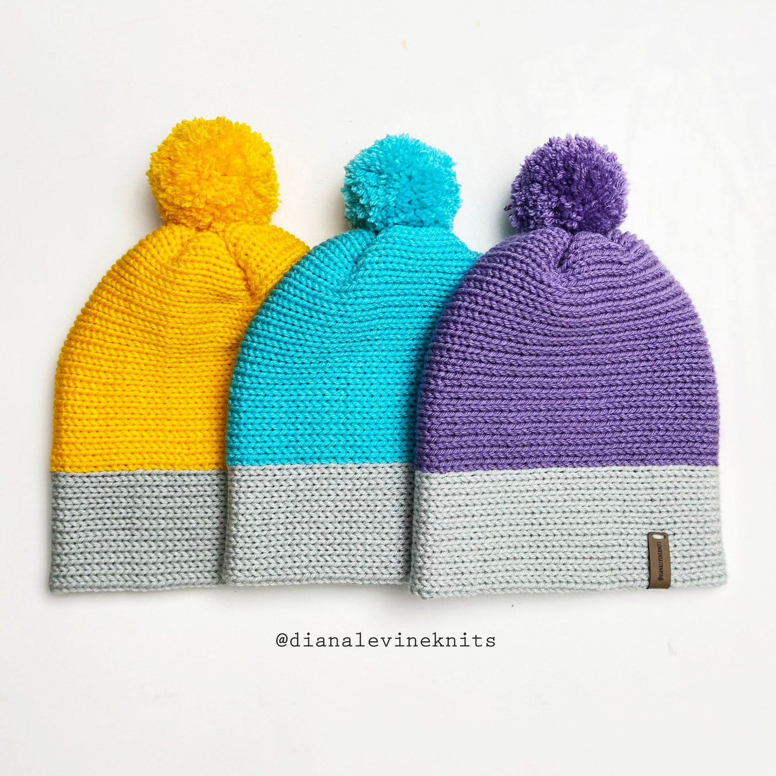 Adjustable Width Knitting Machine Hats PATTERN PDF for 22 and 46/48 ...