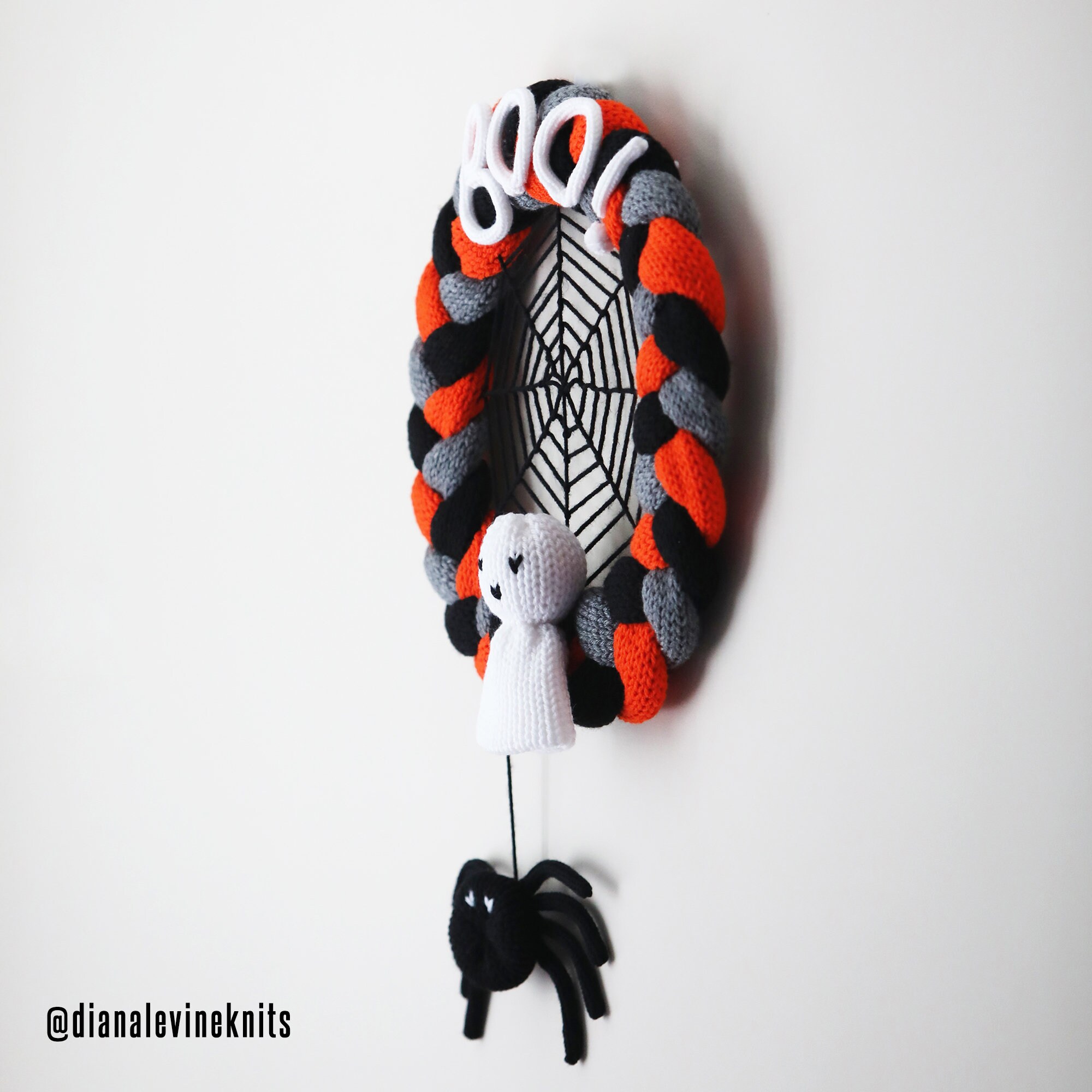 Halloween Wreath 22 Needle Circular Knitting Machine Pattern Etsy