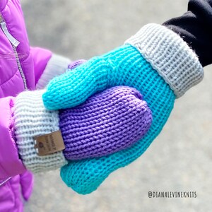 Sentro Mittens Family-sized Knitting Machine Mittens! (addiexpress or Sentro Circular ...