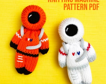 Astronaut! | Knitting Machine PATTERN for 22 Needle AddiExpress Professional or Sentro 22 Needle Circular Knitting Machines + I-Cord Maker)