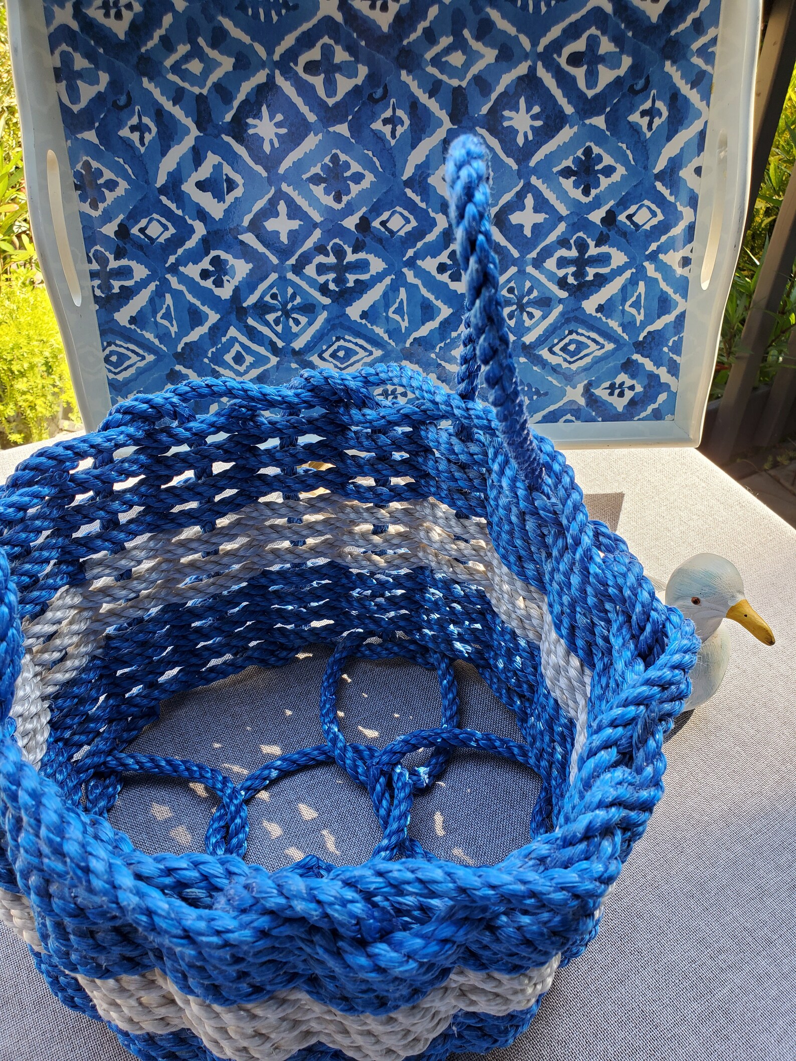 Lobster Rope Basket Handmade from Maine Etsy