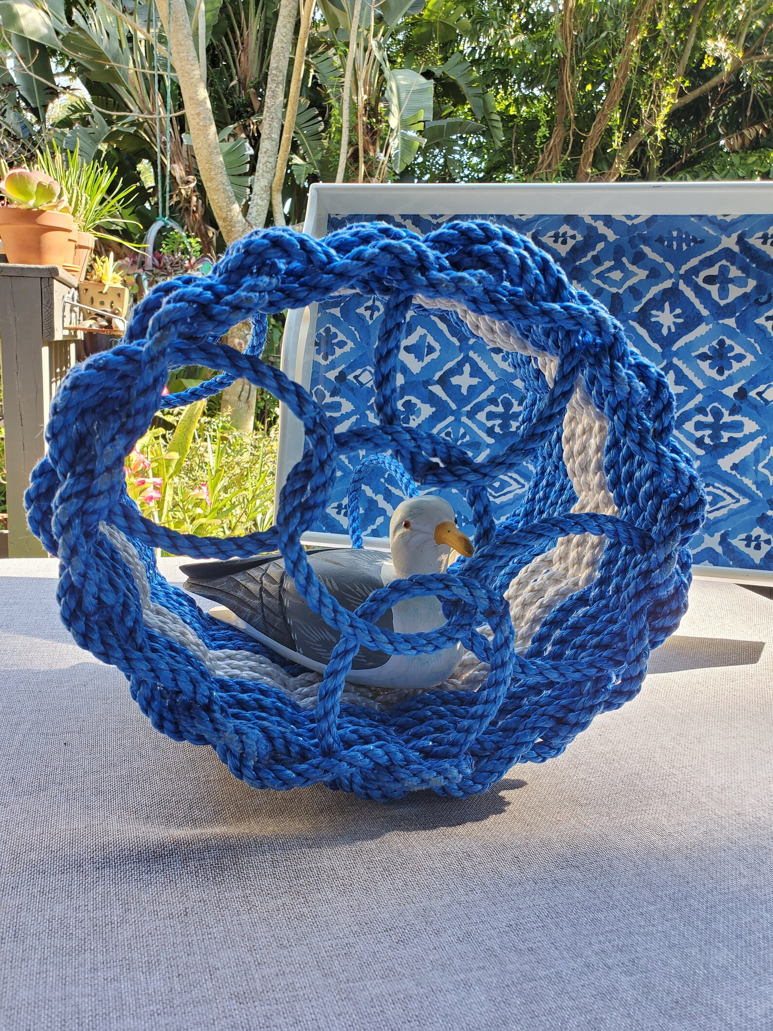 Lobster Rope Basket Handmade from Maine Etsy