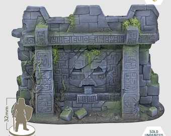 Jungla - Gran Muralla Defensiva - Modelo de Resina de Alta Calidad