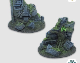 Jungla - Máscara Rota - Modelo de Resina de Alta Calidad