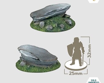 2 kleine Felsen – Hochwertige Harzmodelle