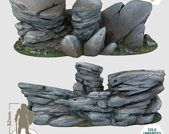 Große Felsen - Hochwertiges Harzmodell