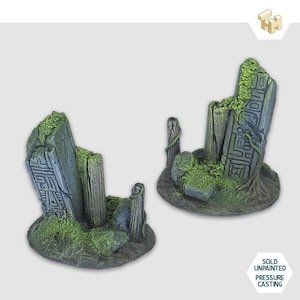 Dżungla-mały filar-wysokiej jakości model z żywicy