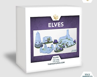 Elfos - Modelo de resina de alta calidad