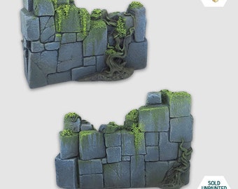 Jungla - Muralla Vieja 02 - Modelo de resina de alta calidad