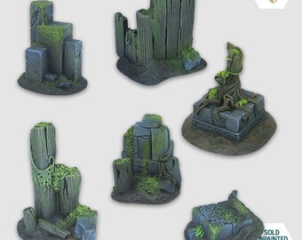 Dschungel - Dschungelpaket - Hochwertiges Harzmodell