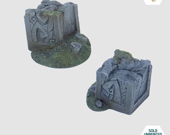Ragnarok – Zerbrochene verzierte Säule
