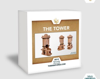 Desierto - La Torre - Modelo de resina de alta calidad