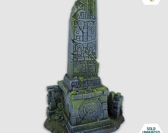 Jungla - Monolito Perdido - Modelo de Resina de Alta Calidad