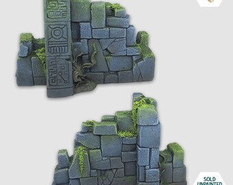 Jungla - Muralla Vieja 01 - Modelo de resina de alta calidad