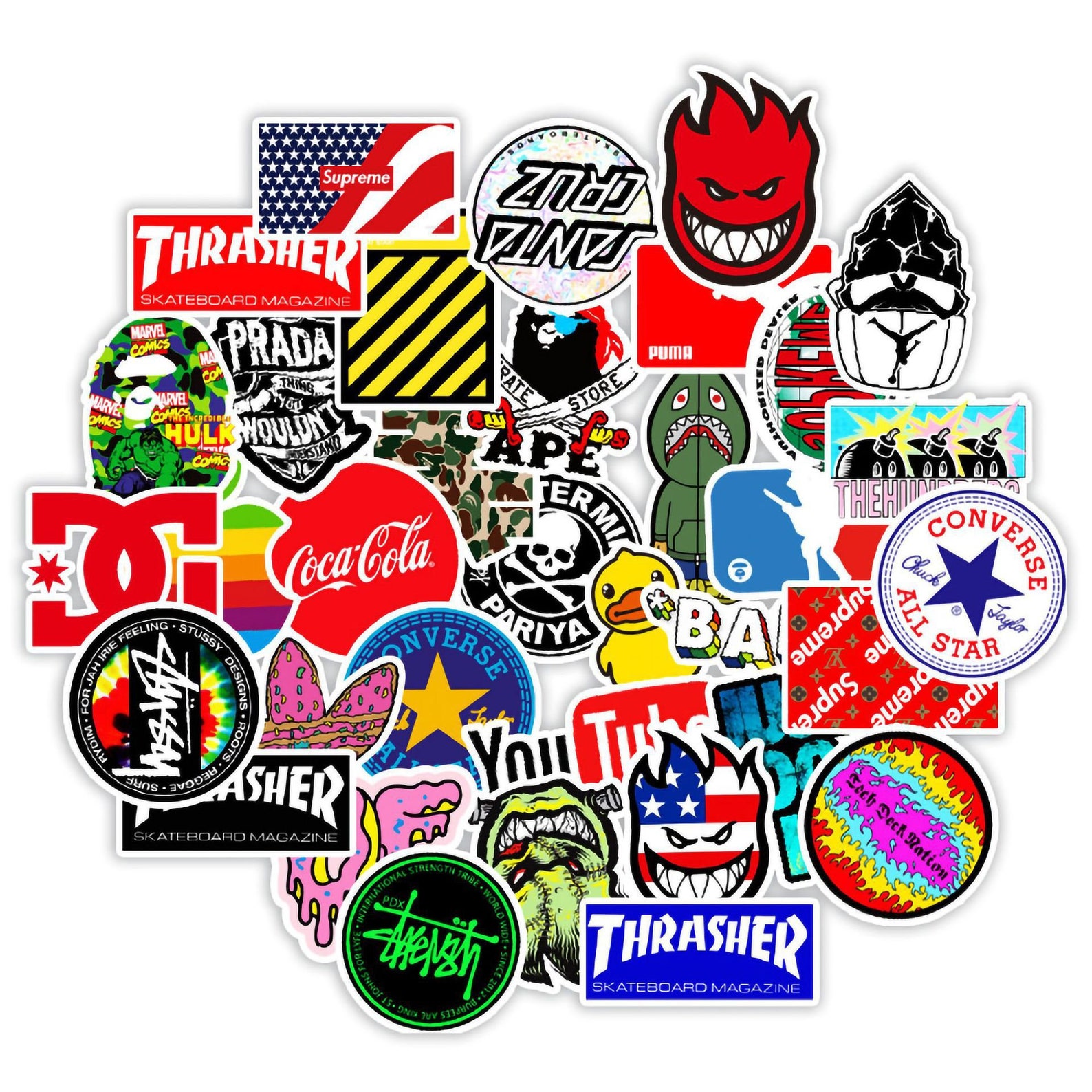102 PCS Rock Band Logo Stickers Decal Lot Punk Music Vinyl Etsy