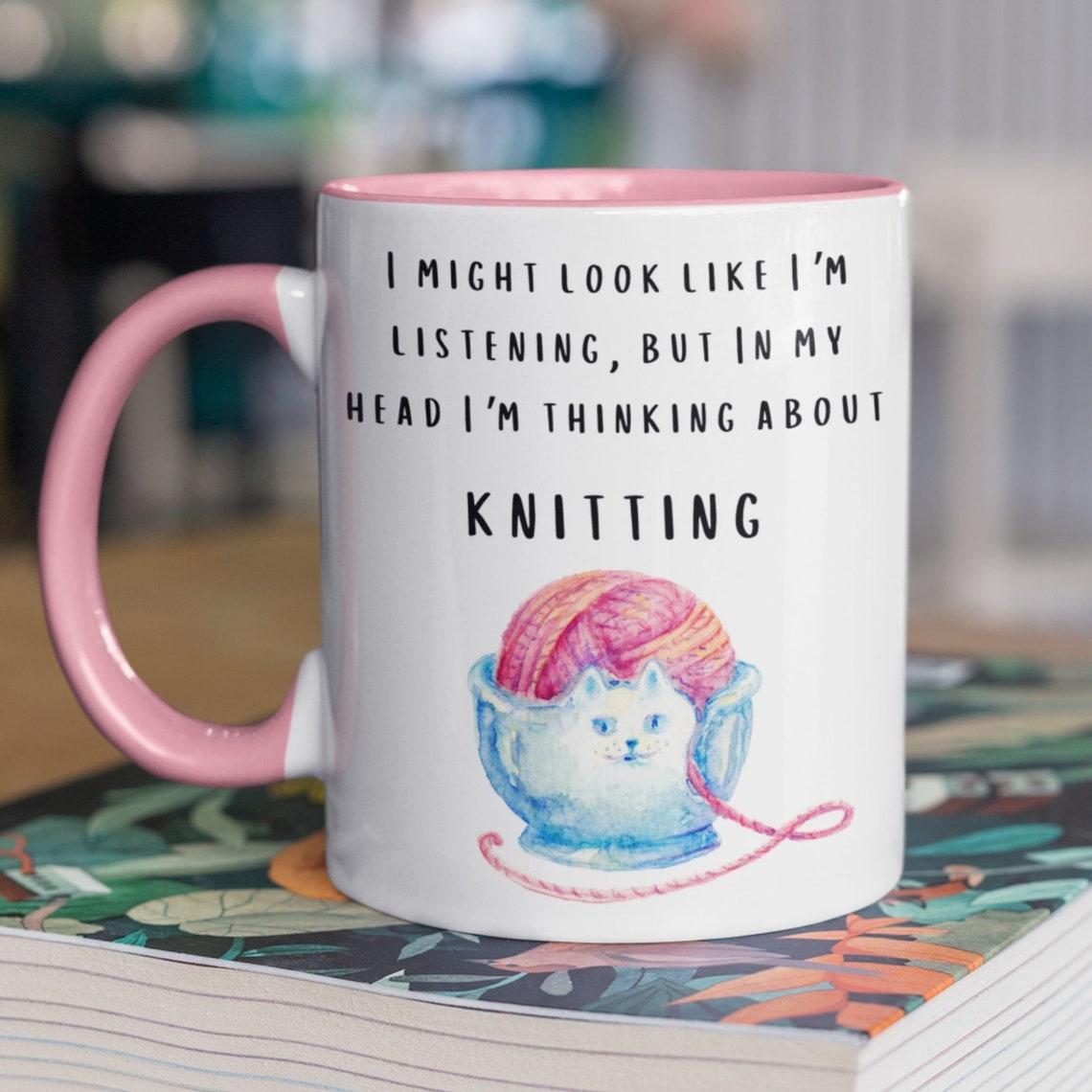 Fun Knitting Lovers Mug Gift for Knitting Lovers Knitter Etsy