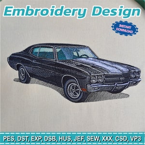 刺繍デザイン / シェベルSS / 4つの異なるサイズ / 即時ダウンロード / 車のデザイン / 刺繍ファイルはテスト済みです