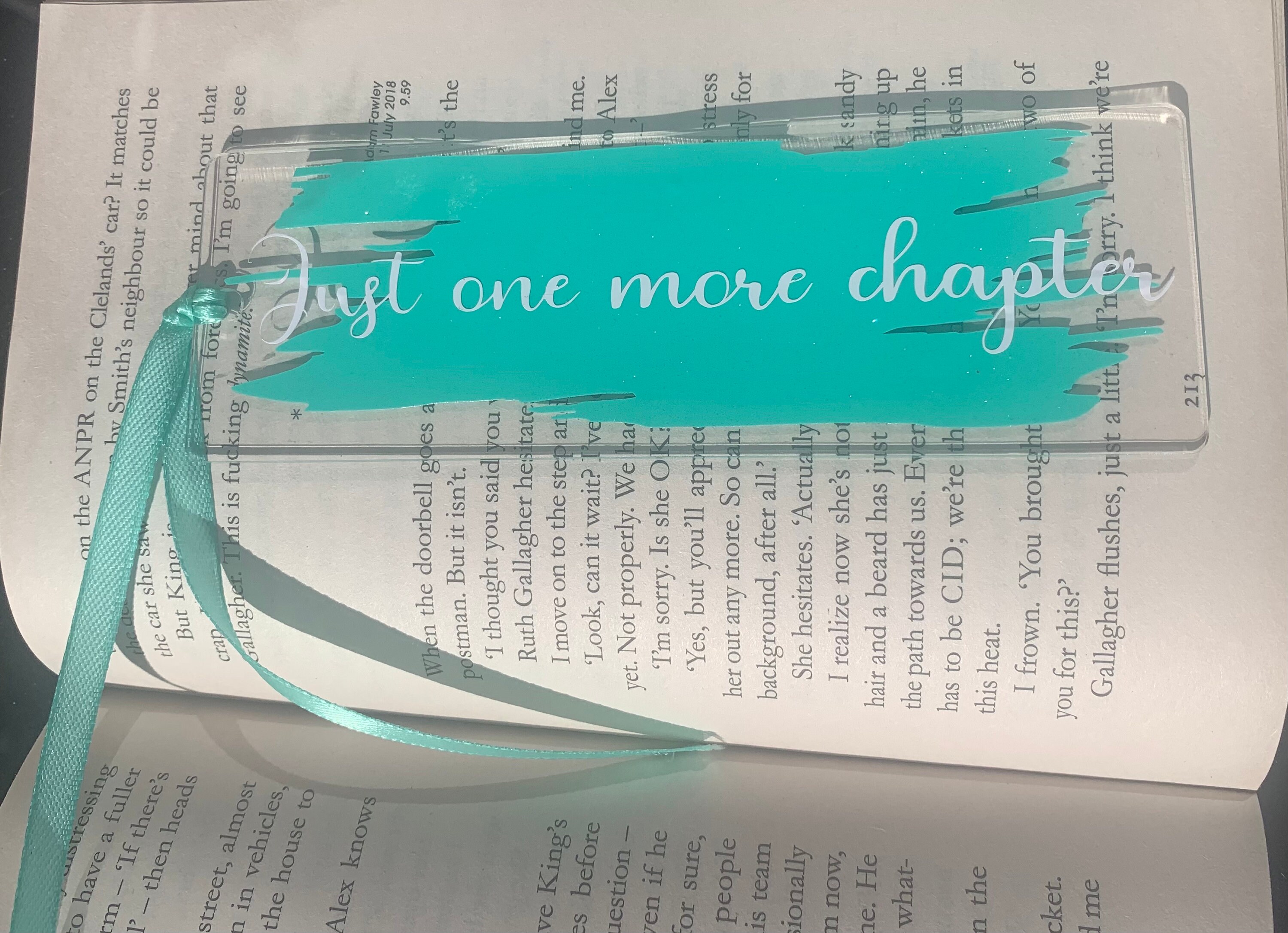 Personalised bookmark acrylic bookmark gift for book lovers Etsy