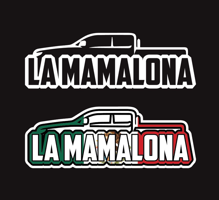La Mamalona Decal Car Window Laptop Vinyl Sticker trokas Etsy