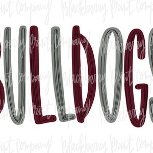 Bulldogs PNG Sublimation Digital Download