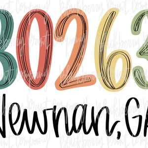 30263 Newnan GA PNG Sublimation Imprimable