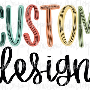 Benutzerdefiniertes Design PNG Sublimation DTF Printable
