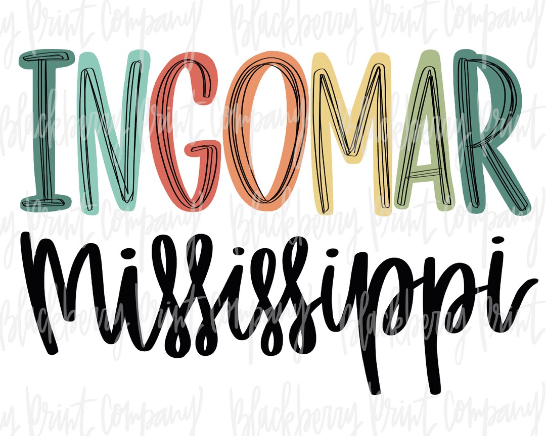 Ingomar MS PNG Sublimation Digital Download Etsy