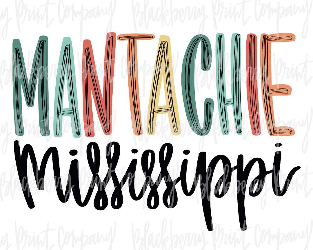 Mantachie MS PNG Sublimation Printable Etsy
