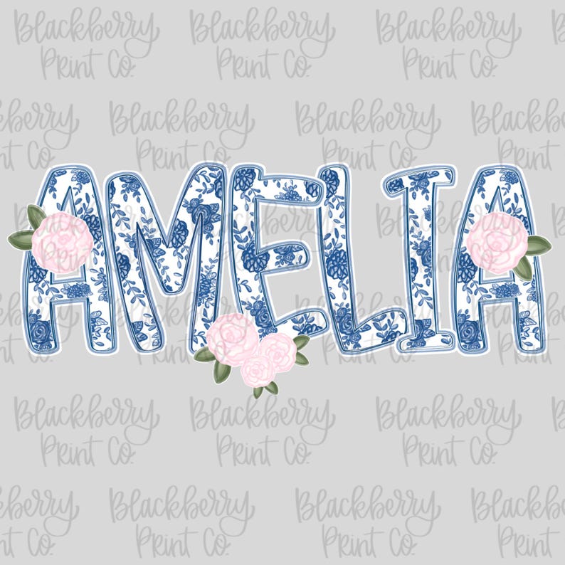 Blue Willow Chinoiserie Alpha Set: Hand-drawn PNG (digital Download) - Etsy