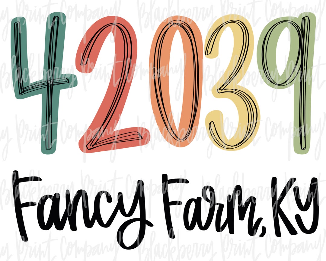 42039 Fancy Farm KY Zip Code PNG Etsy 42039-fancy-farm-ky-zip-code-png-etsy