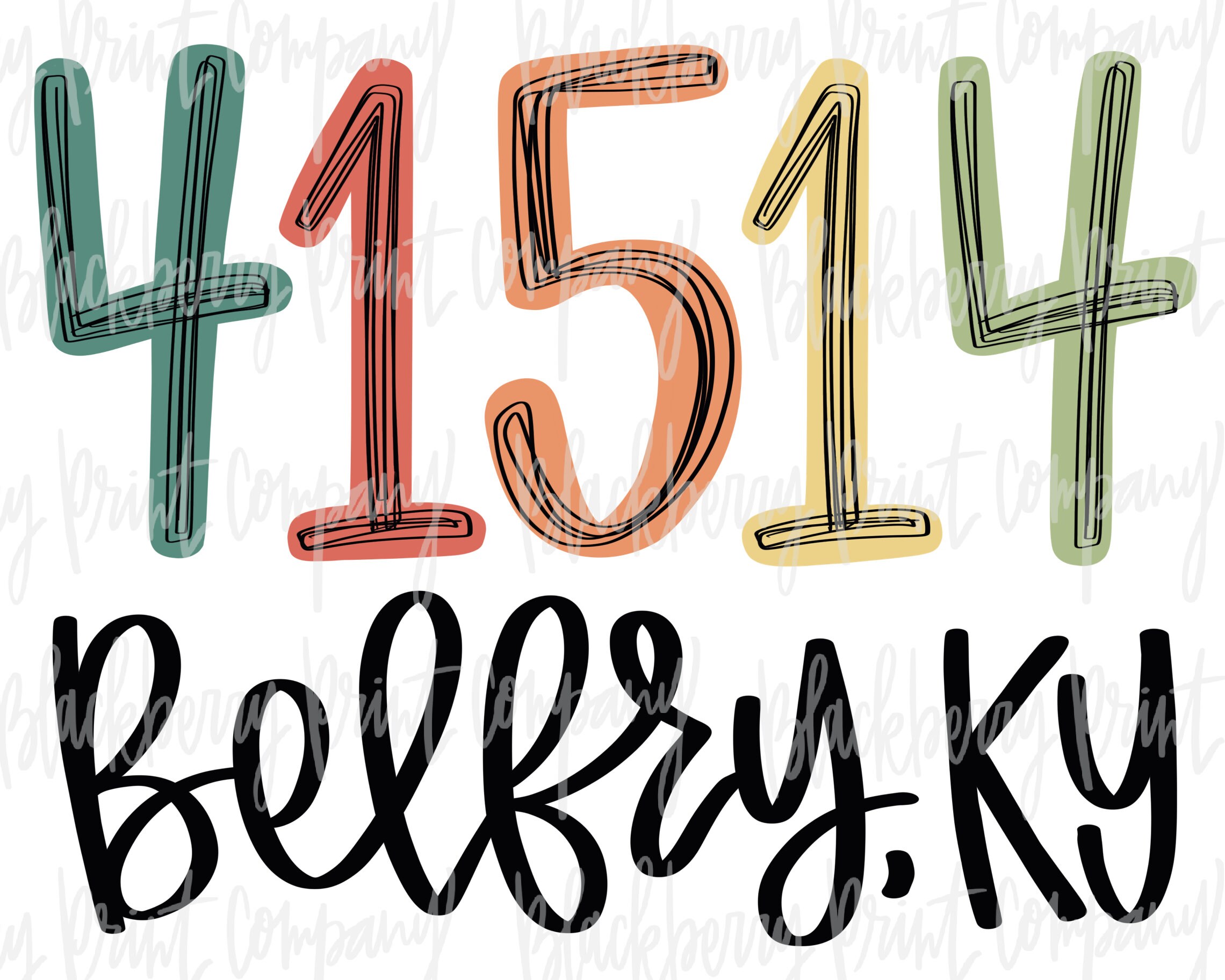 Belfry KY Código Postal PNG - Etsy España