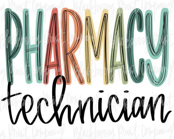 Pharmacy Technician PNG Sublimation Printable - Etsy