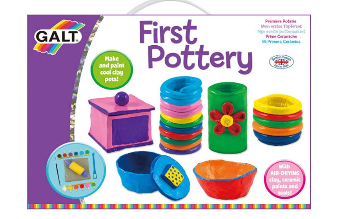 First Pottery Kids' Craft Kits Ages 6 Years Plus Etsy