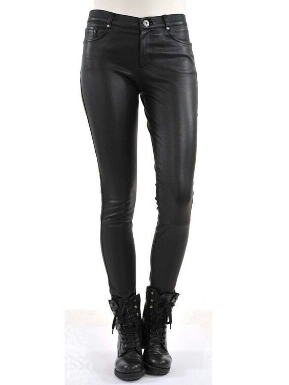 Leather Pants for Women's Leather Pants Motorcycle Pants Etsy