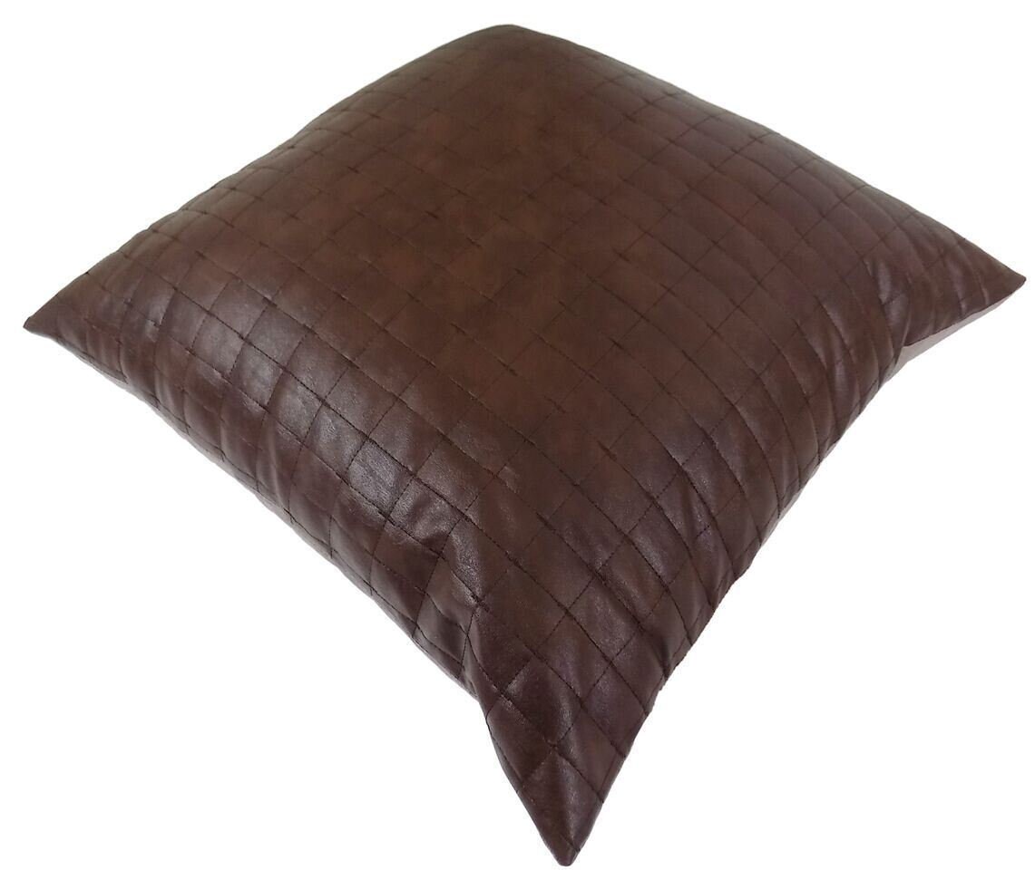 Leather Pillow Covers Soft Genuine Leather Cushion Case Gift Etsy
