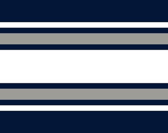May include: A striped pattern in navy blue, white, and gray. The pattern is repeated horizontally across the image.